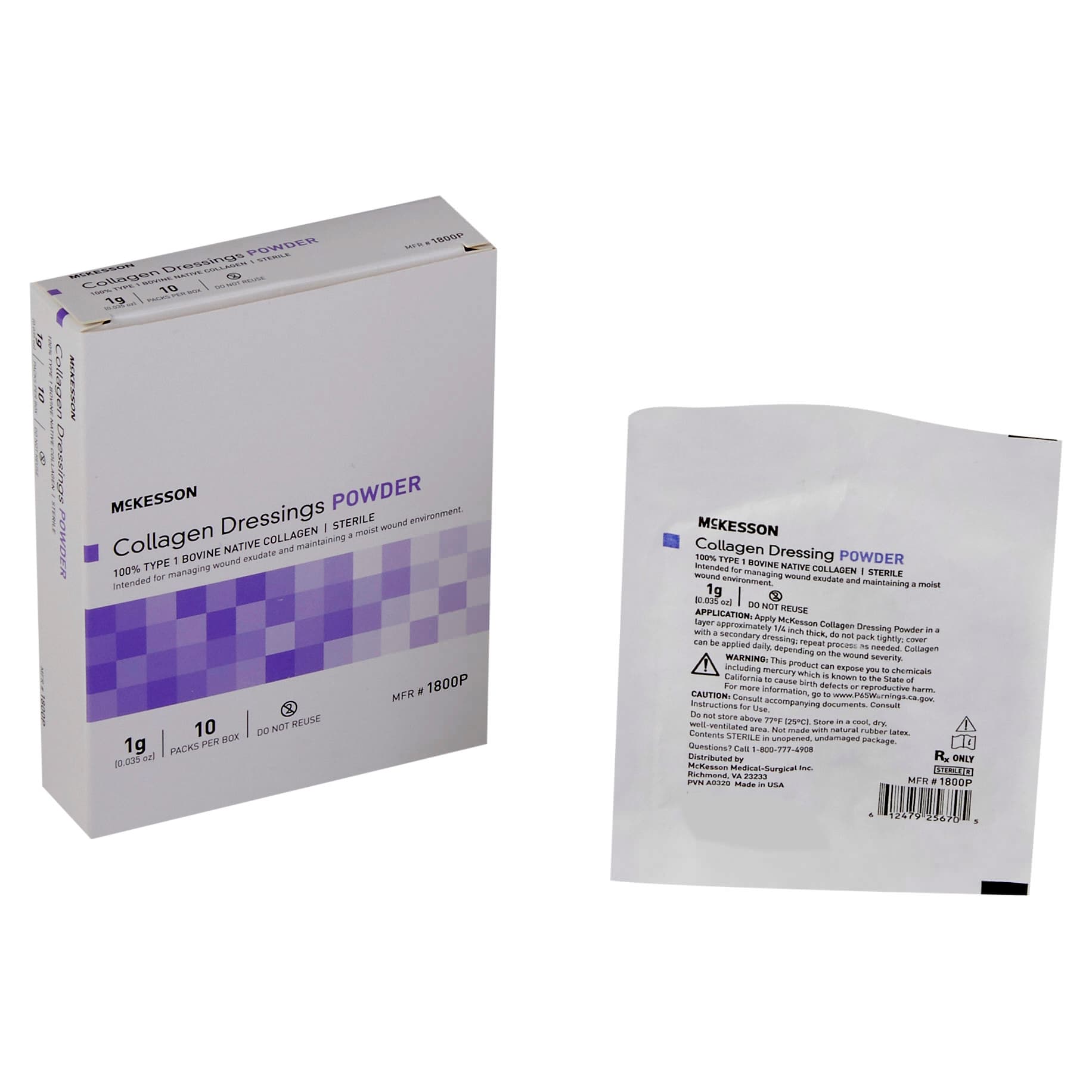 McKesson Collagen Dressing Powder 1 Gram - Image 4