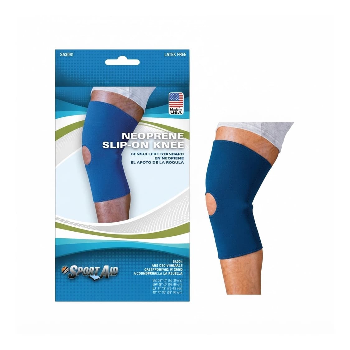 Scott Sport-Aid Knee Brace, Medium, Blue