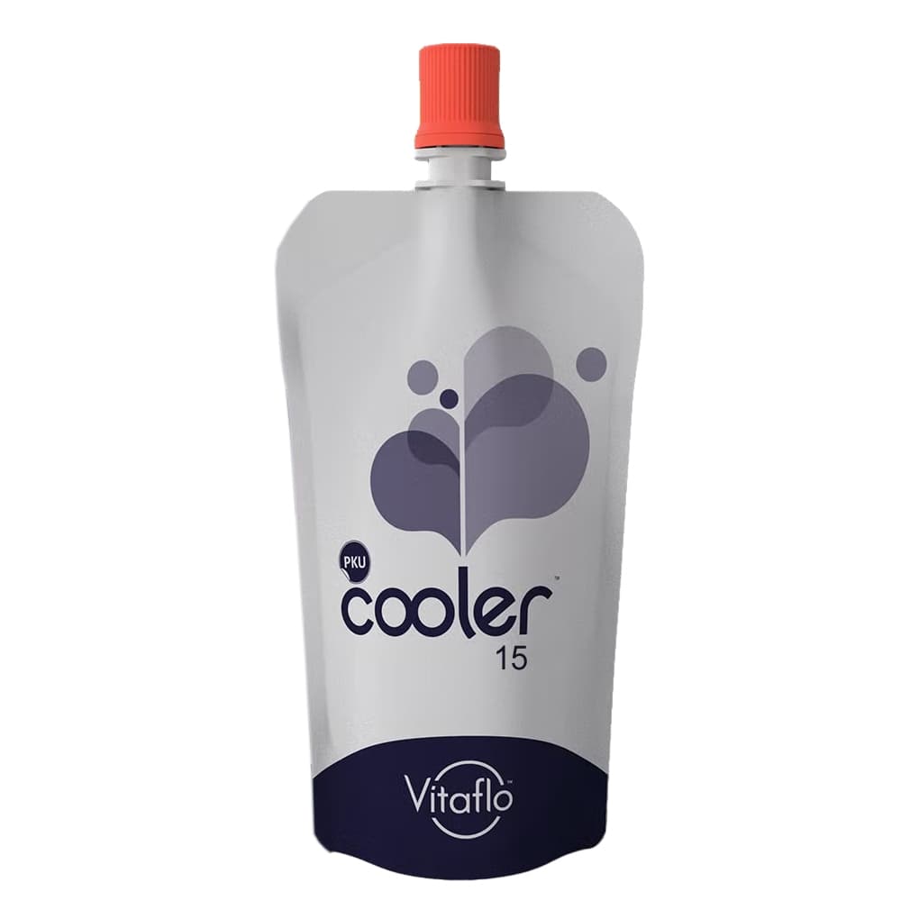 Vitaflo PKU Cooler 15 Dietary Formula, Red, 130 mL - Case of 30 - Image 1