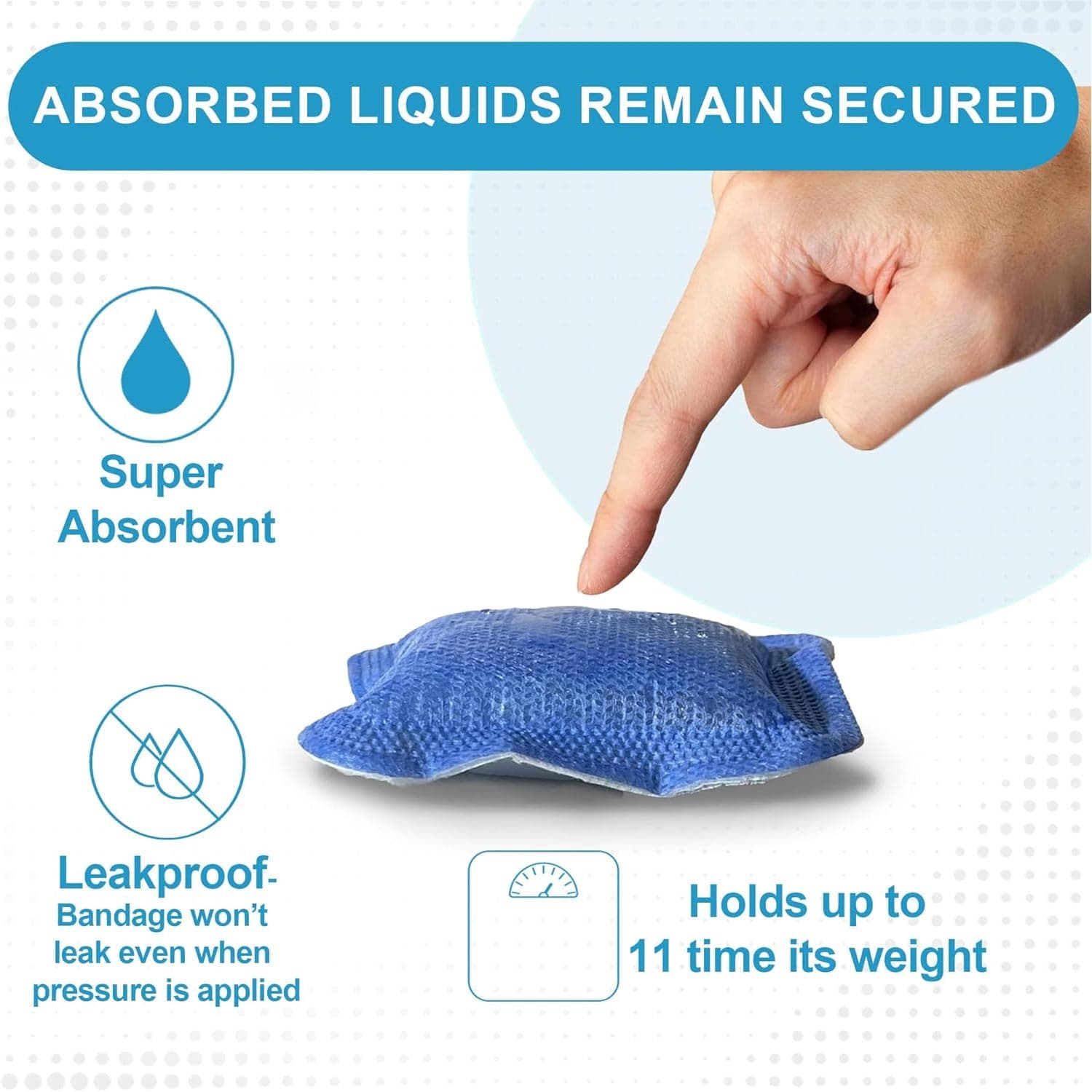 MedVance Non-Bordered Super Absorbent Dressing - Image 3