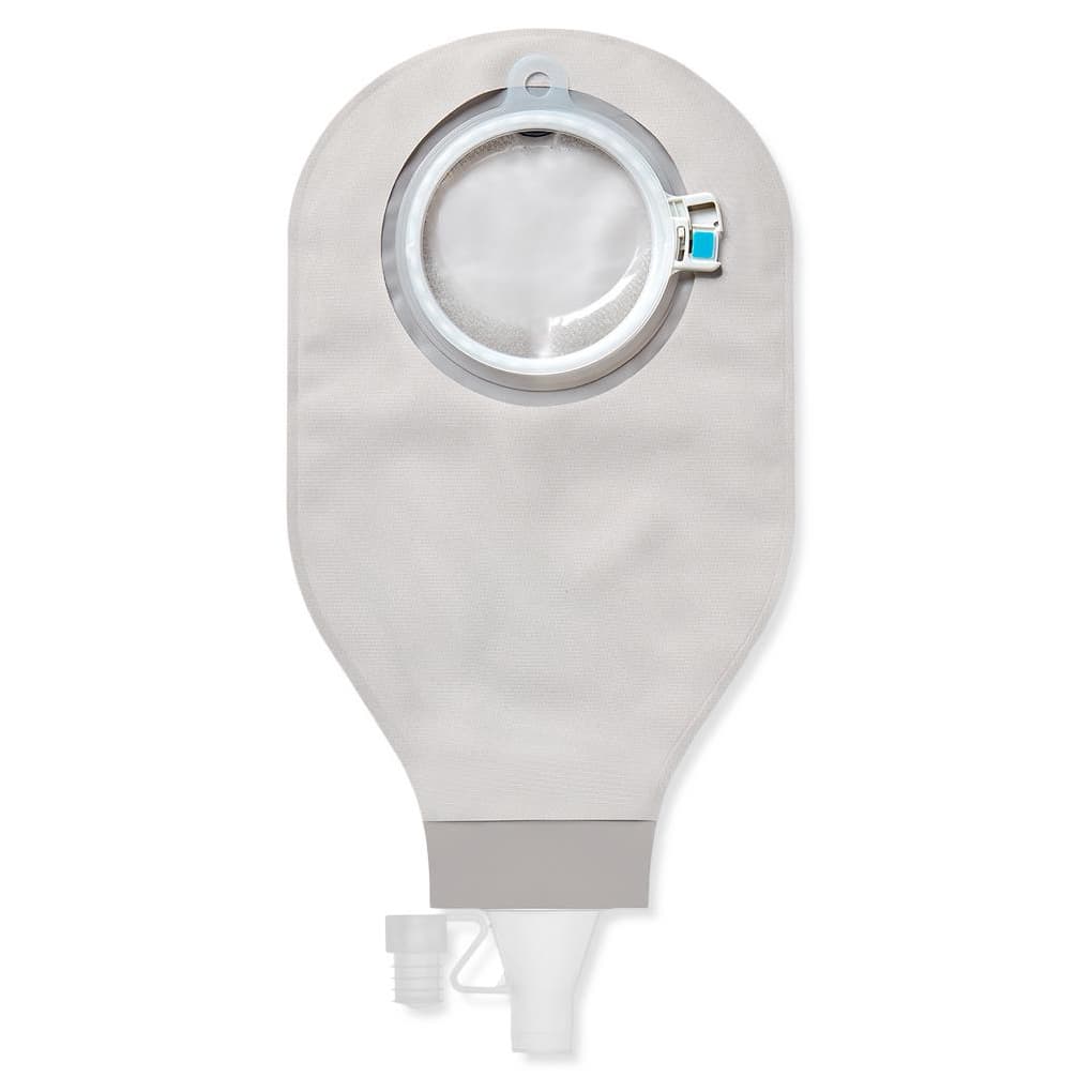 SenSura Mio 2-Piece 9 Inch Drainable Pouch with Tap Outlet, Opaque, Green Code - Box of 10 - Image 1