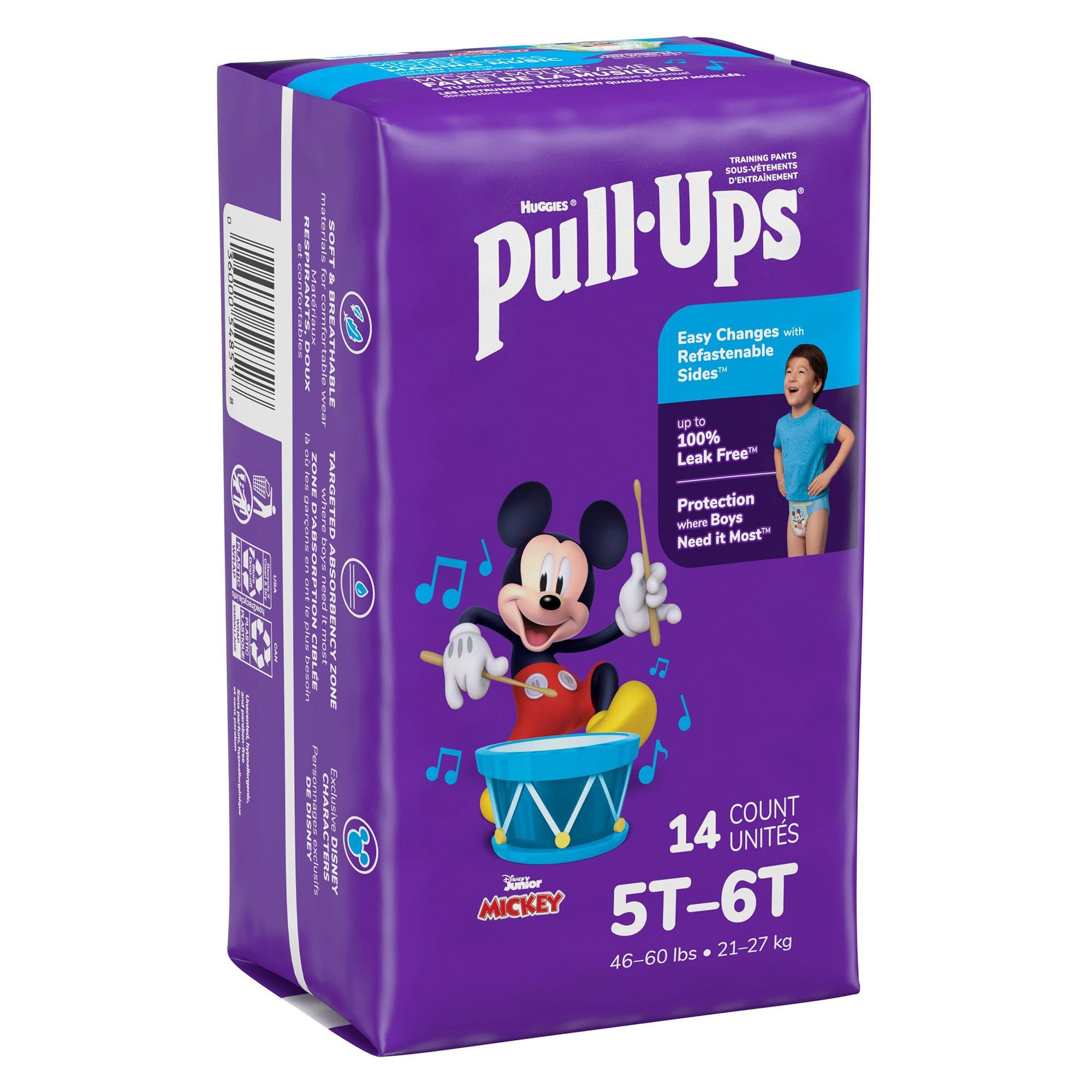 Huggies Pull-Ups Toddler Training Pants, Size 5T-6T