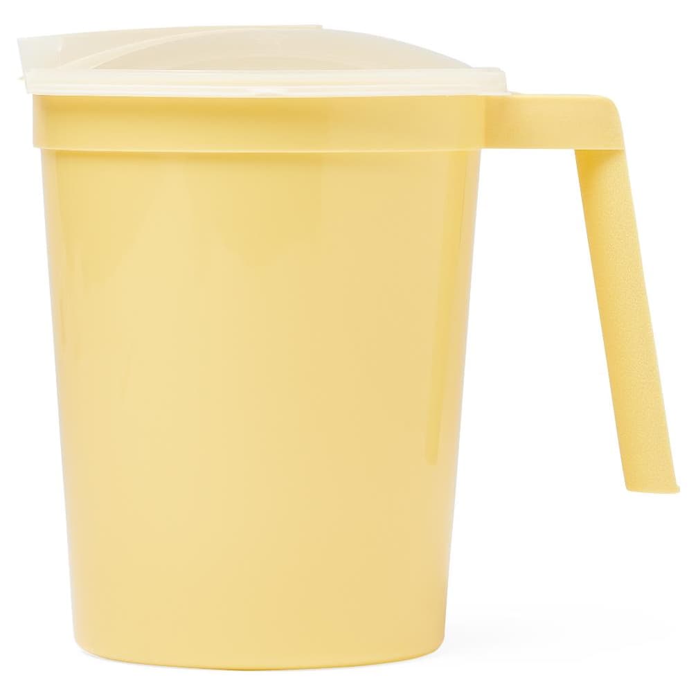 Medline Noninsulated Plastic Pitchers with Handle Lid, 32oz - Image 2