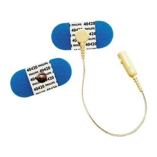 Philips Adult Resting ECG Electrode, Snap Connector, Foam Backing - Case of 300