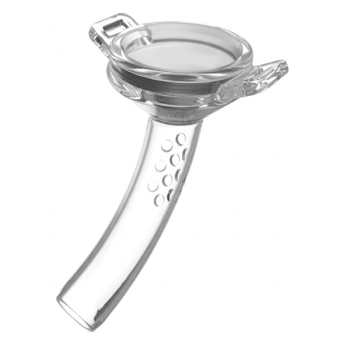 Atos Provox Life LaryTube Laryngectomy Tube, Fenestrated, 12/36, ID 13.5 OD 17 L 36 - Each - Image 1