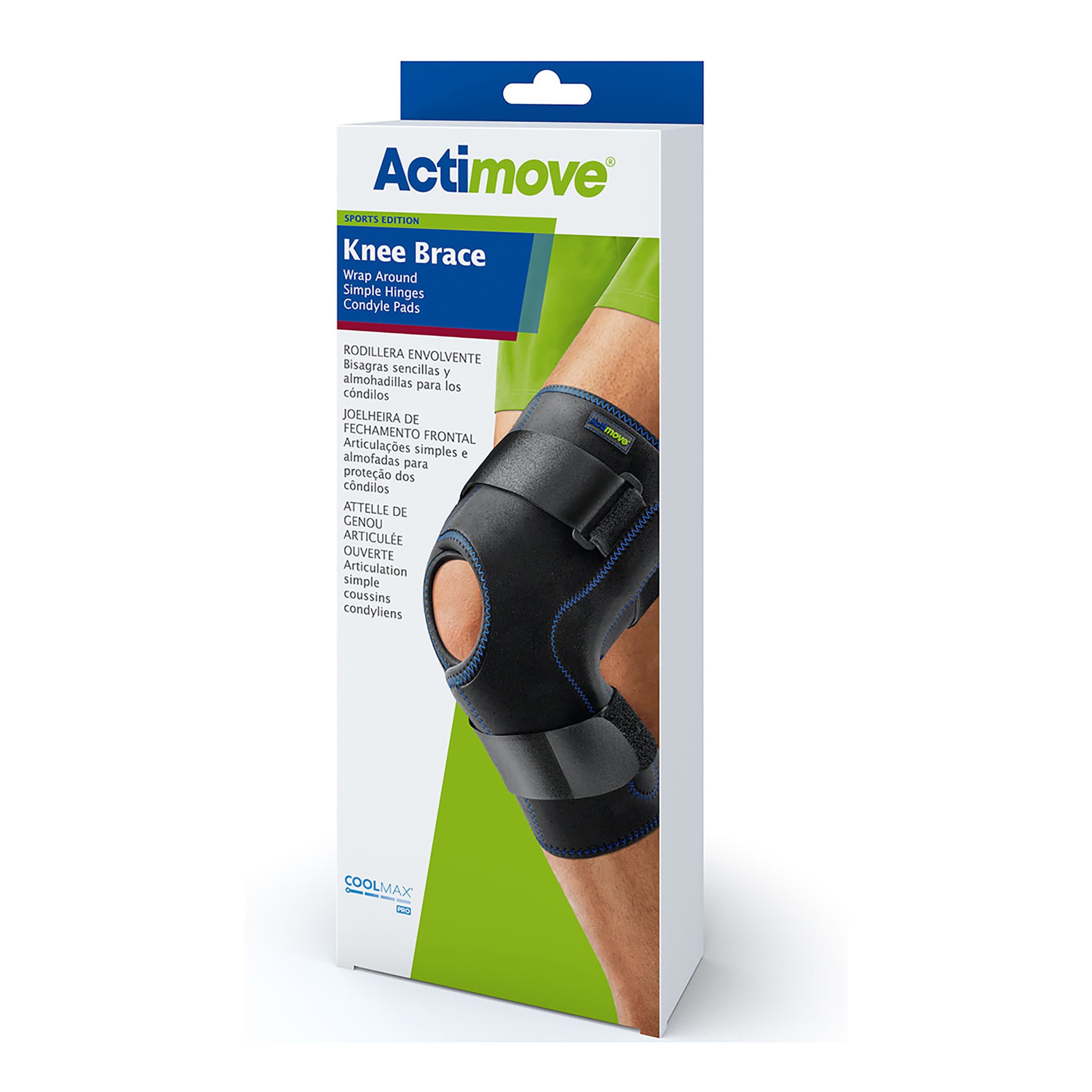 Actimove Knee Brace Wrap Around, Black - Image 2