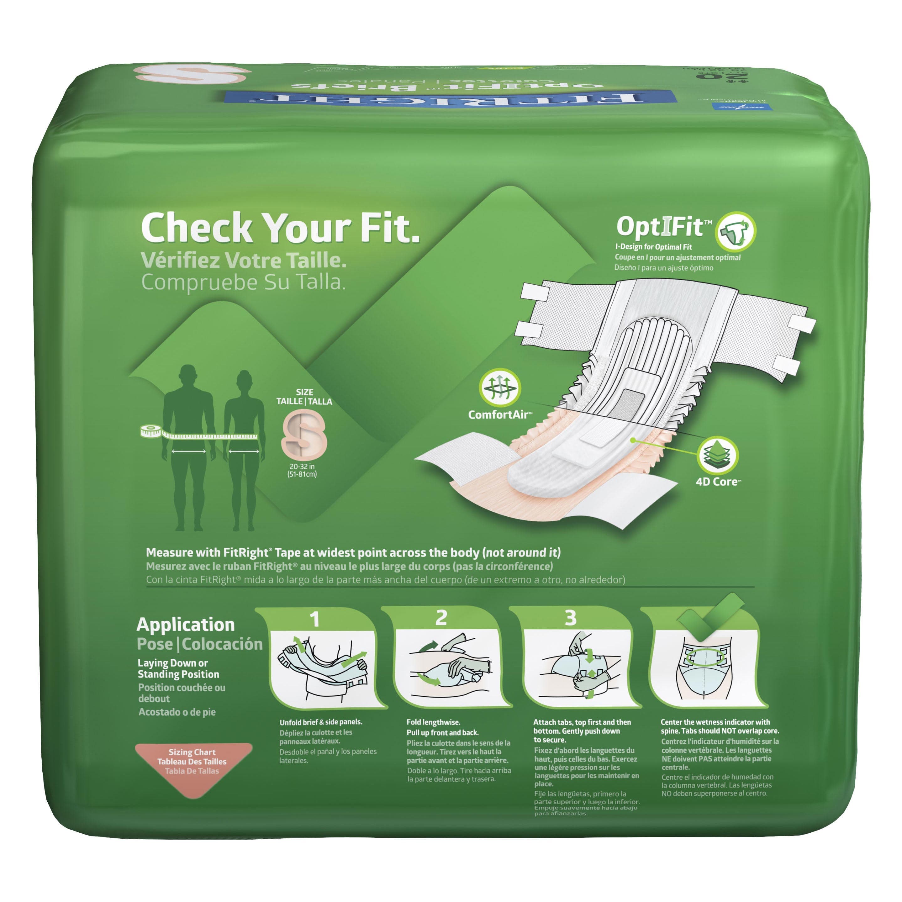 FitRight OptiFit Extra Incontinence Briefs - Image 2