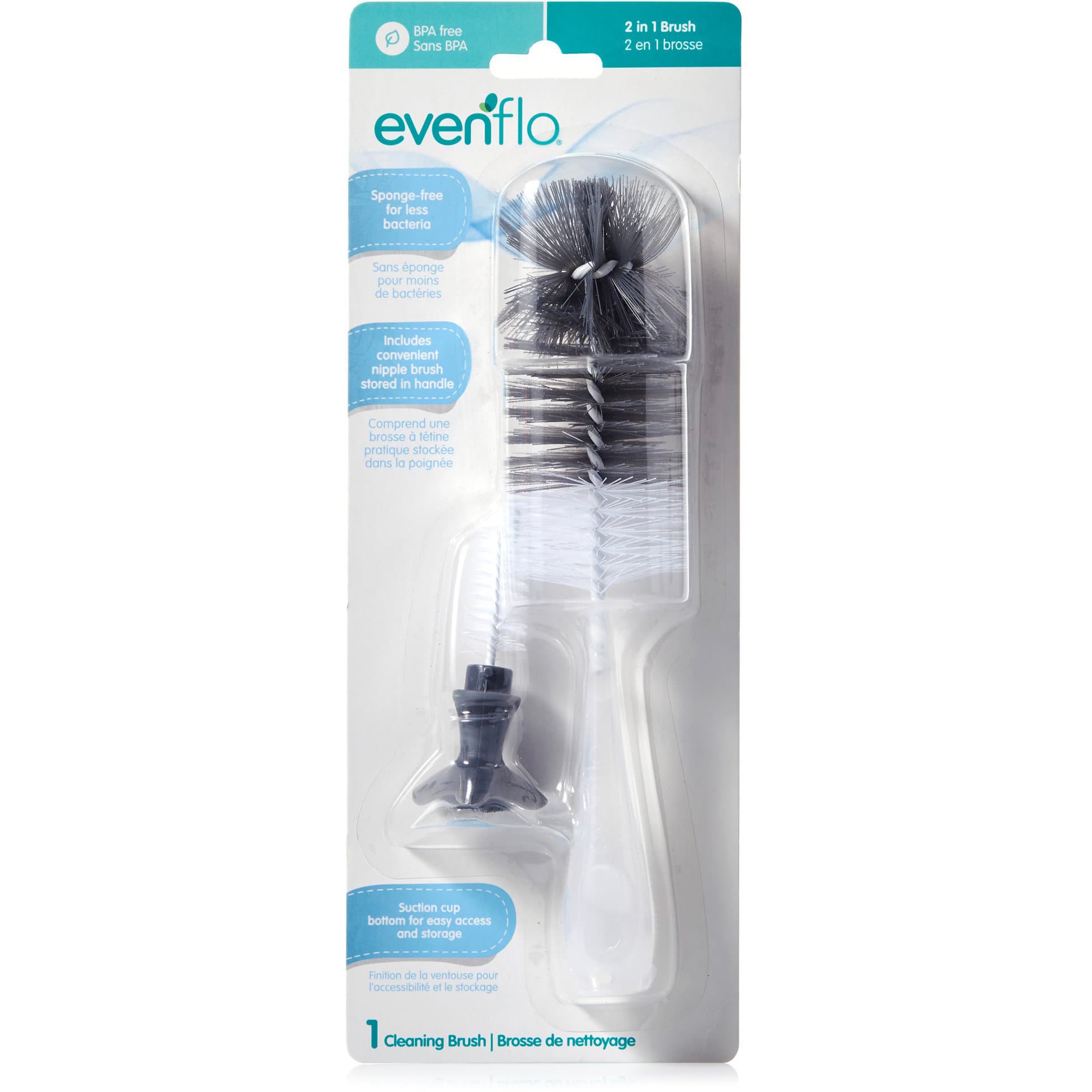 Evenflo 2-in-1 Baby Bottle Brush - Case of 12 - Image 1