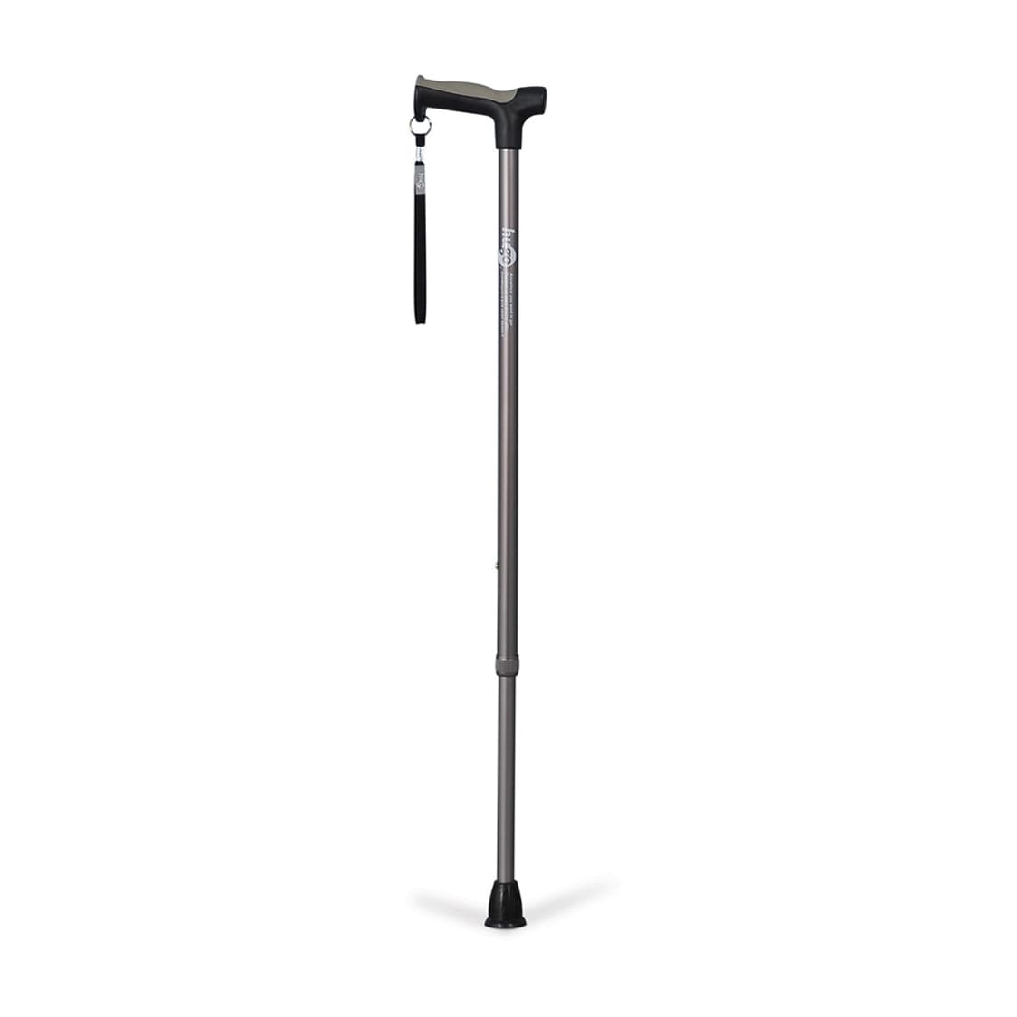 Drive Hugo Ergonomic Derby Handle Cane, Smoke - Each - Image 1