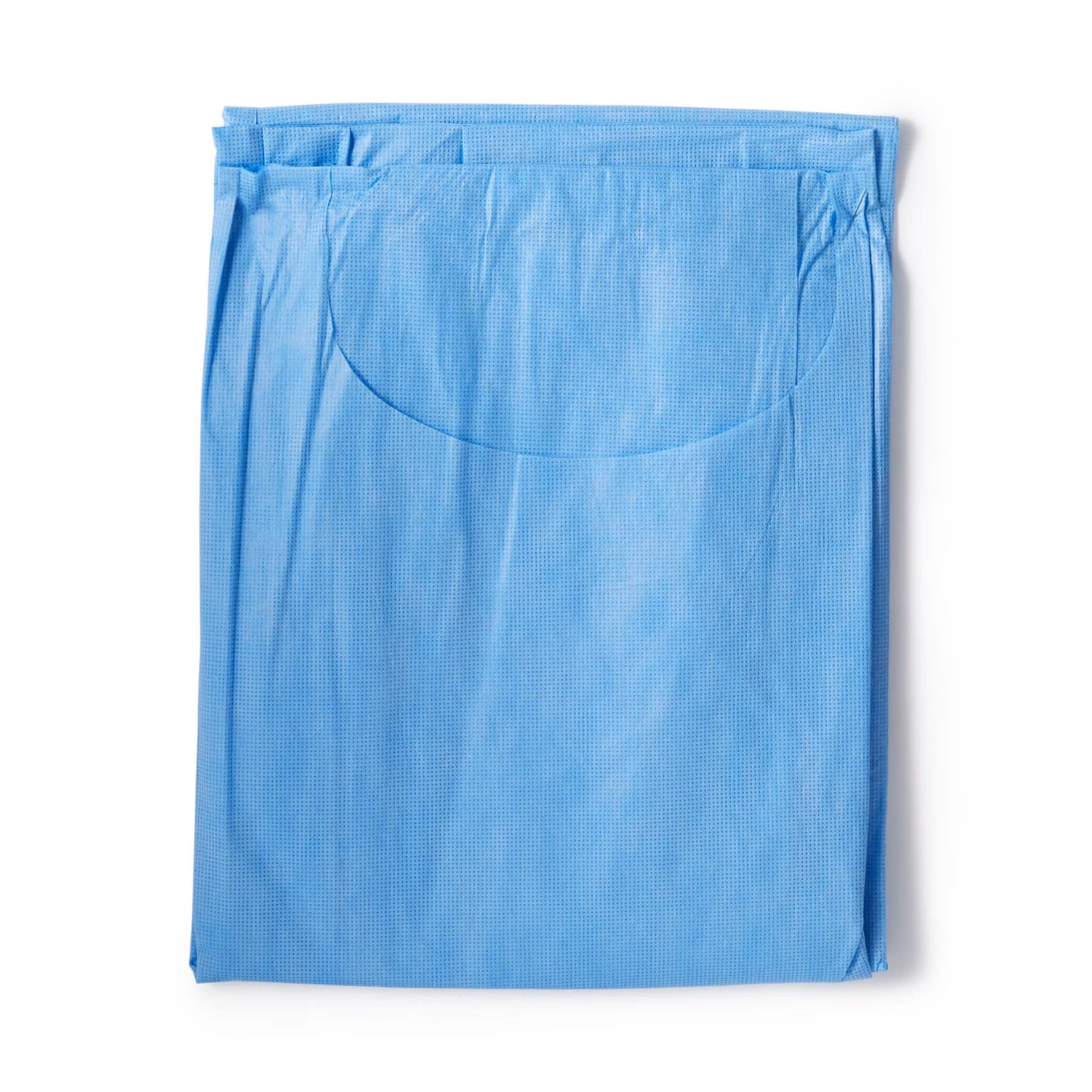 Halyard Patient Exam Gown, Blue, One Size Fits Most, Disposable