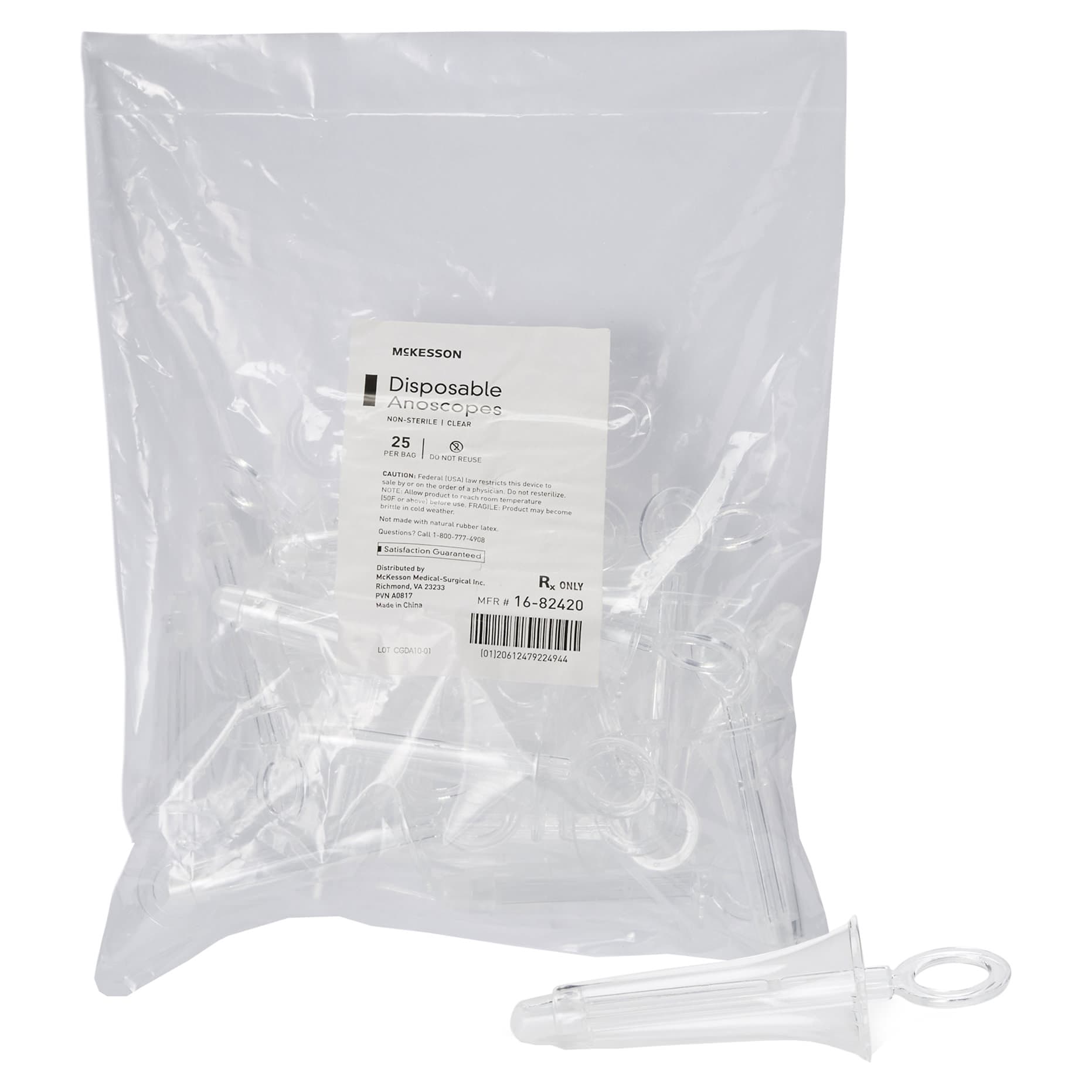 McKesson Anoscope, Clear