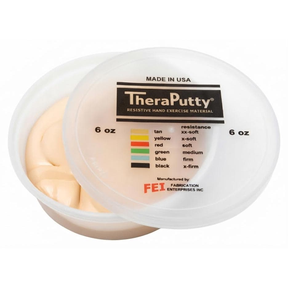 Theraputty Standard Exercise Putty, 6 Oz, Tan, 2X Soft - Image 1