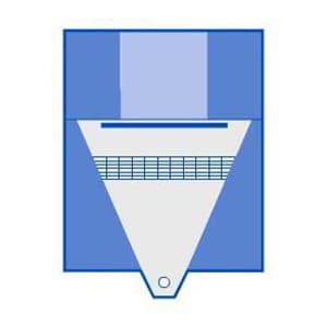 Medline Underbuttocks Drape with Graduations and Pouch, Port - Image 1