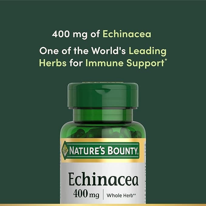 Nature's Bounty Echinacea, 400 mg - Bottle of 100 - Image 3