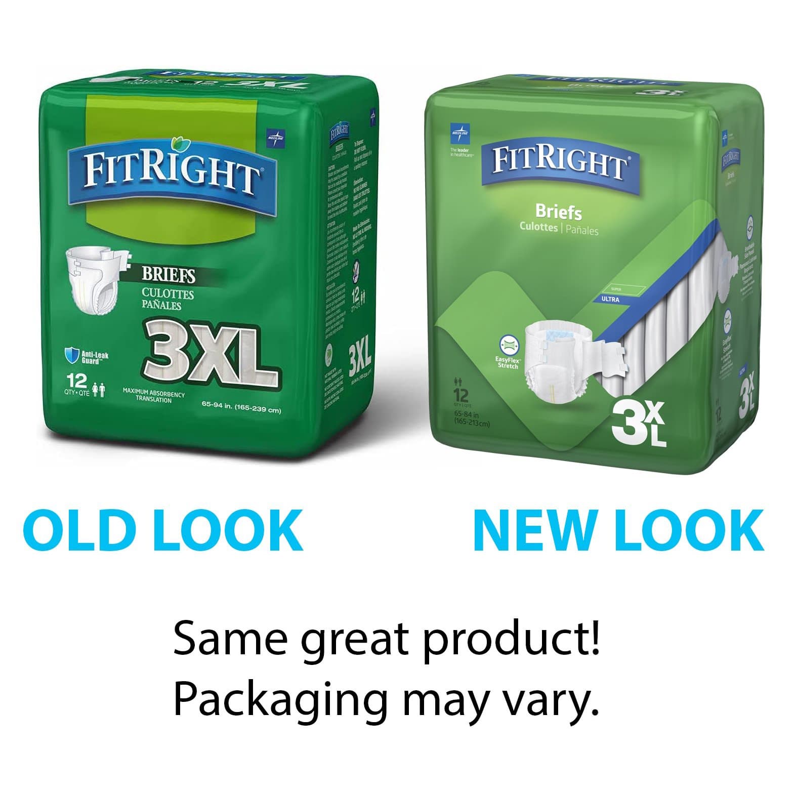 Medline FitRight 3XL Disposable Bariatric Briefs - Image 5