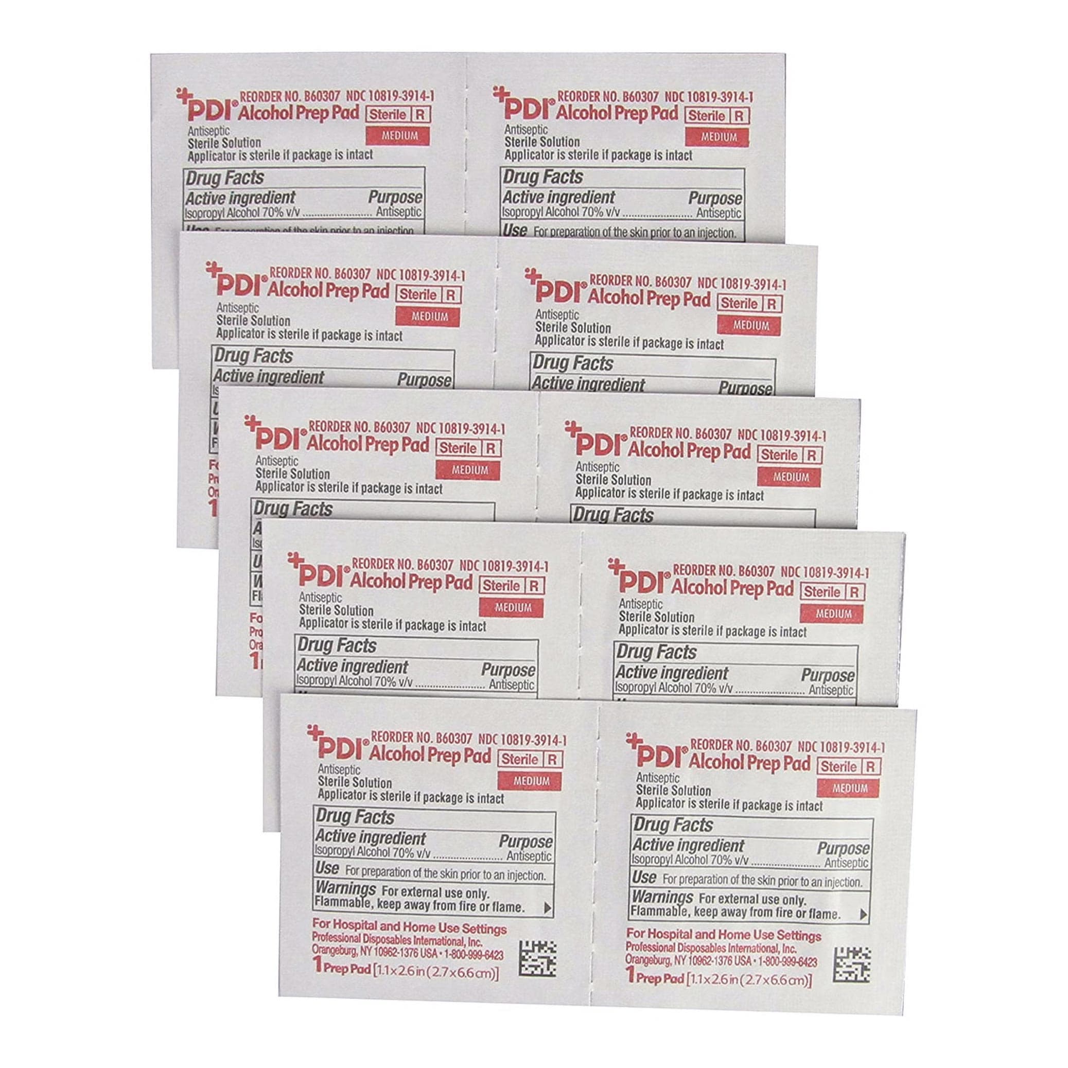 PDI NonWoven Gauge Alcohol Prep Pad - Image 3