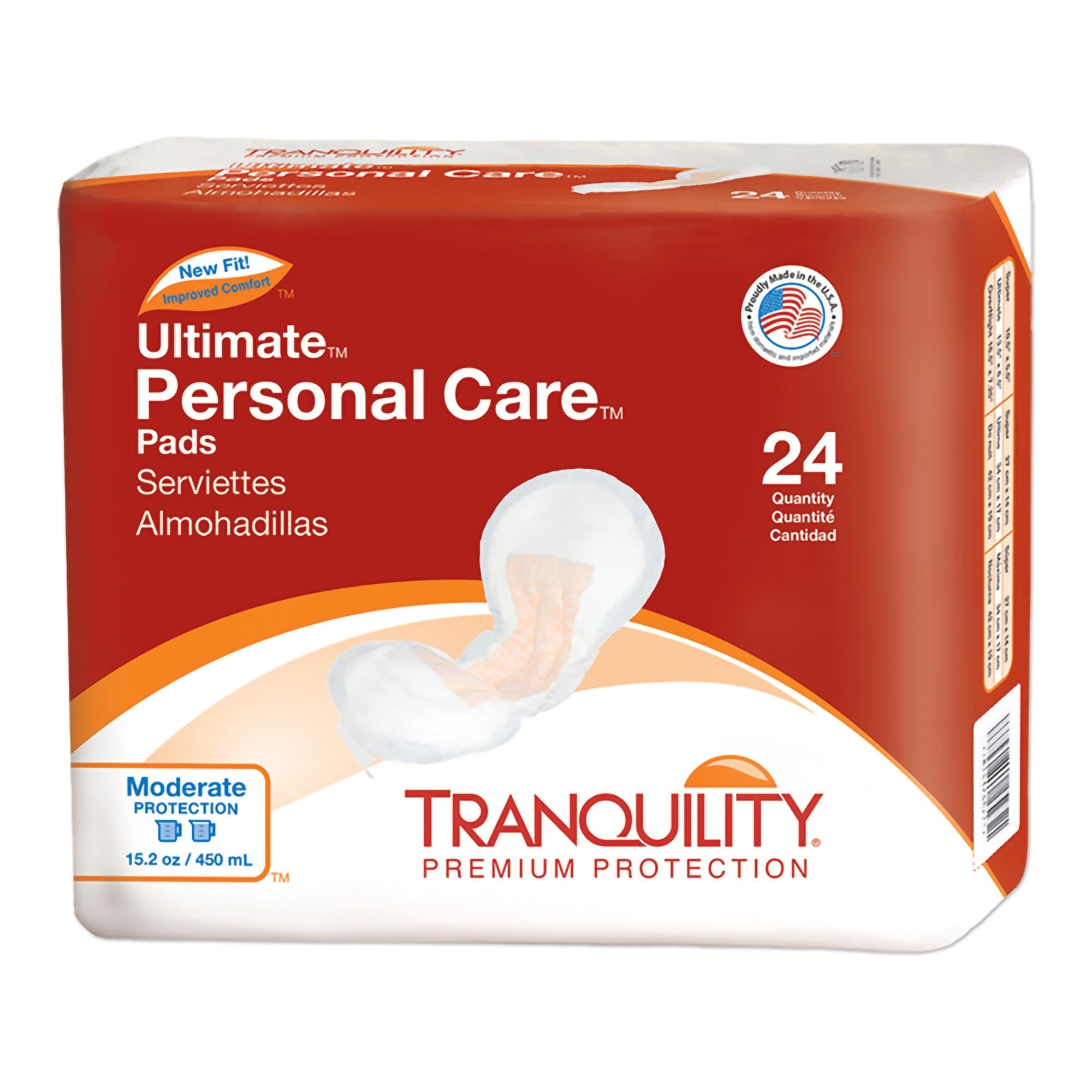 Tranquility Personal Care Pad, Ultimate - Case of 96 - Image 1