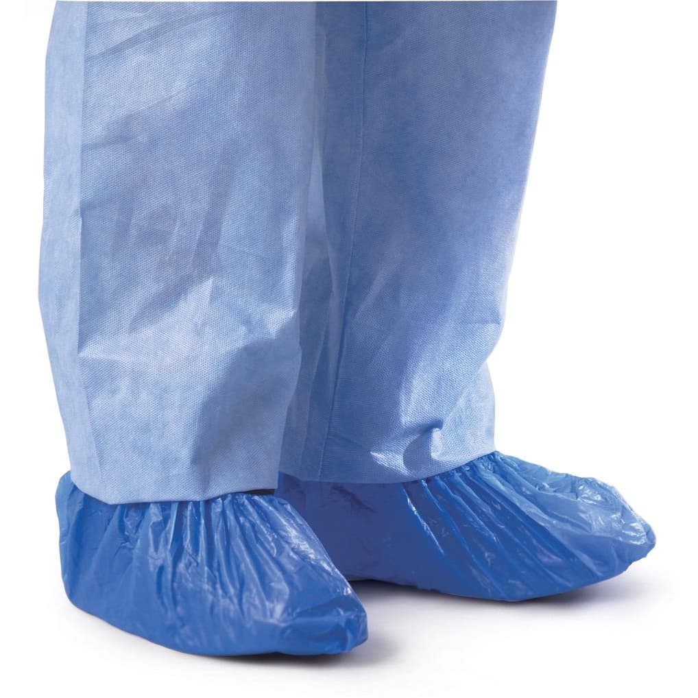 Medline Polyethylene Shoe Cover, One Size Fits Most - Case of 1000