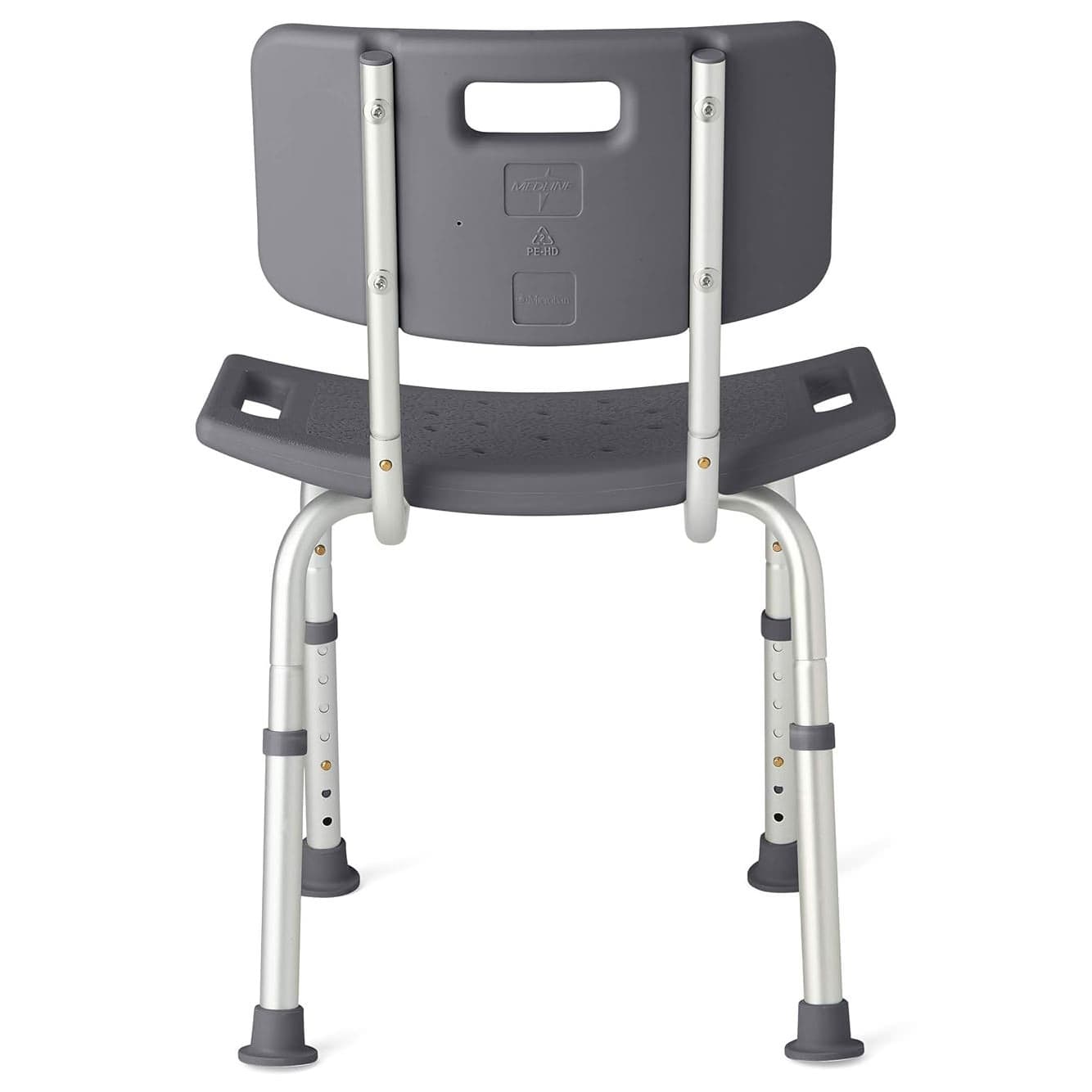Medline Knockdown Shower Chairs With Backs, Microban Treated - Image 3