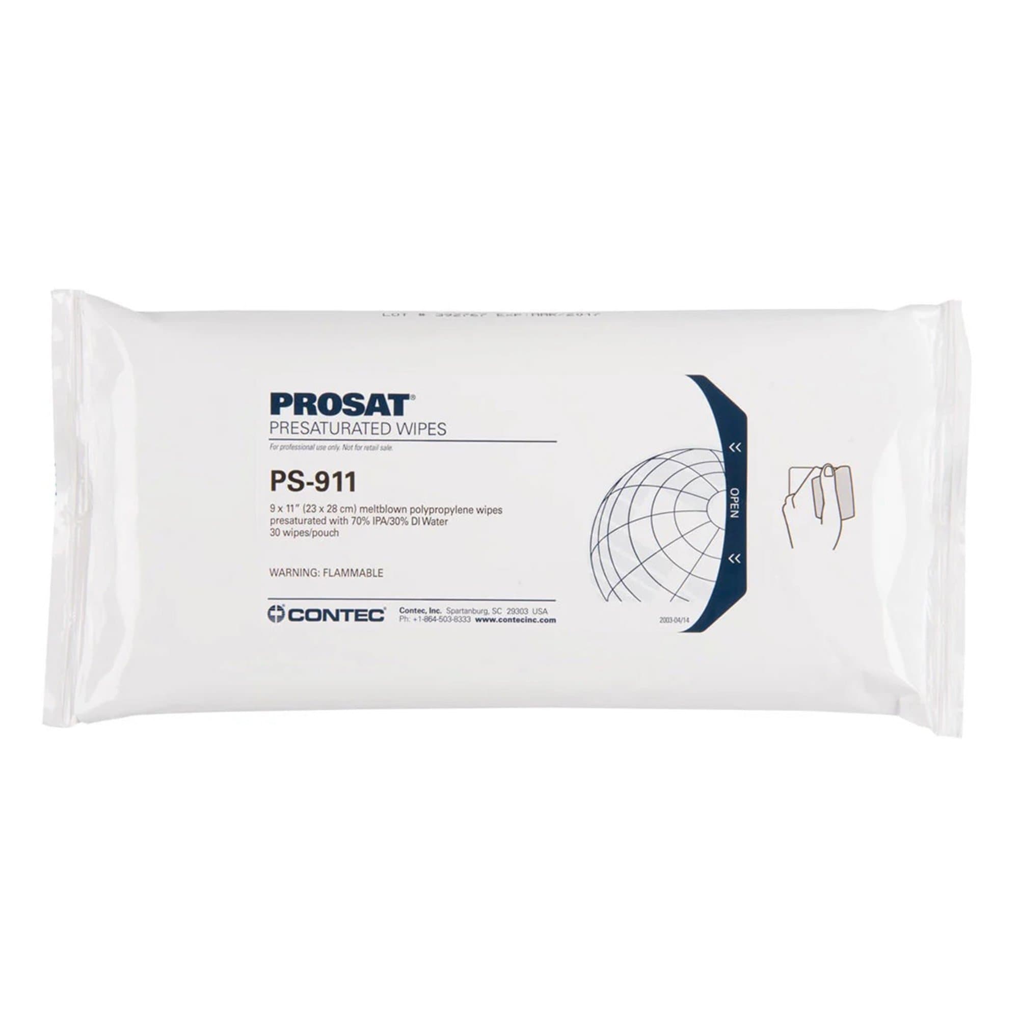 PROSAT Surface Disinfectant Cleaner Pouch Wipe NonSterile
