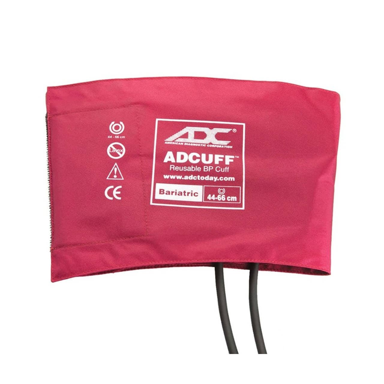 Adc Adcuff Bariatric Sphyg Cuff, 2 Tube, Burgundy - Image 1