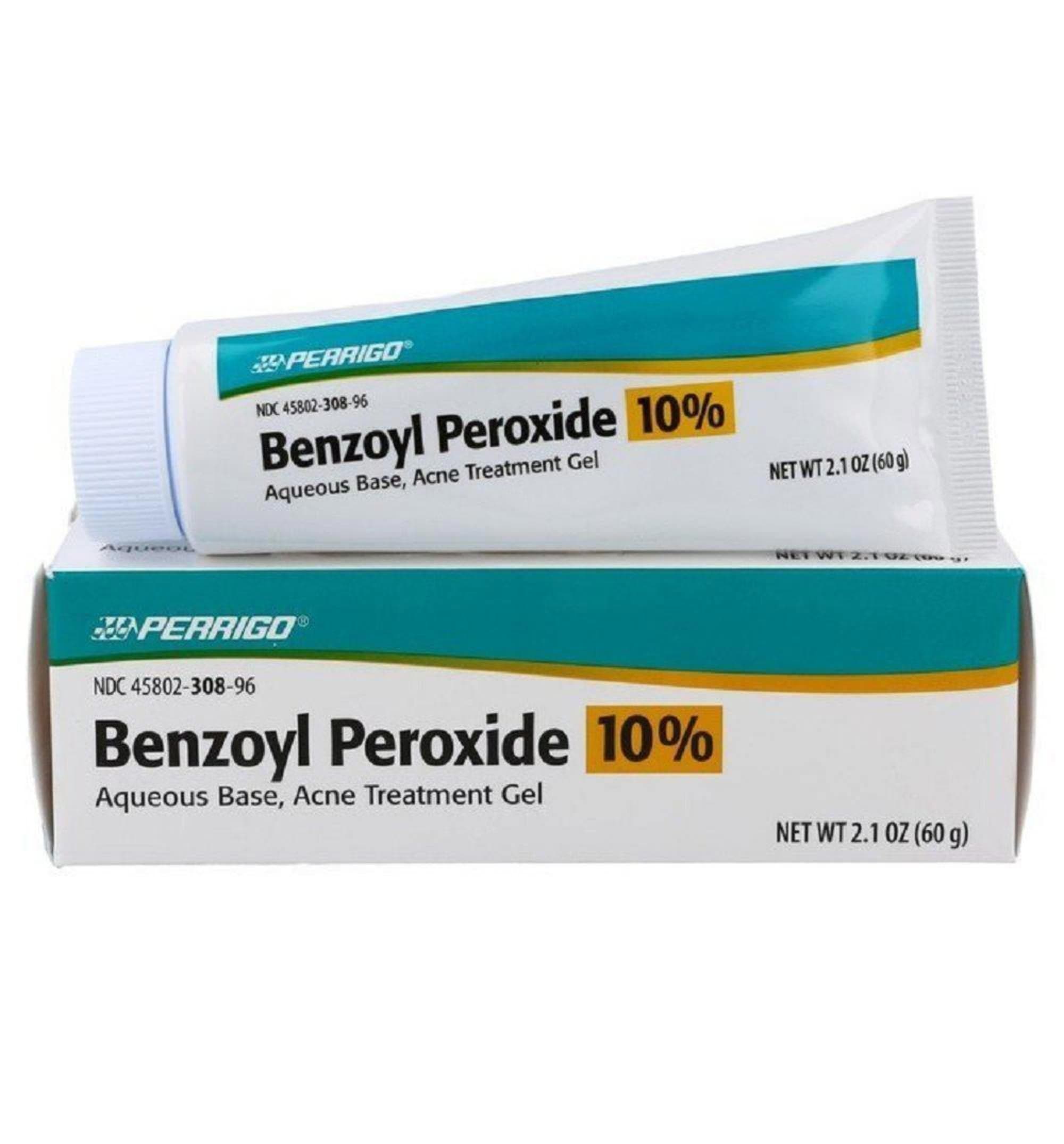 Perrigo Benzoyl Peroxide Acne Treatment Gel, 10 % Strength - Each - Image 1
