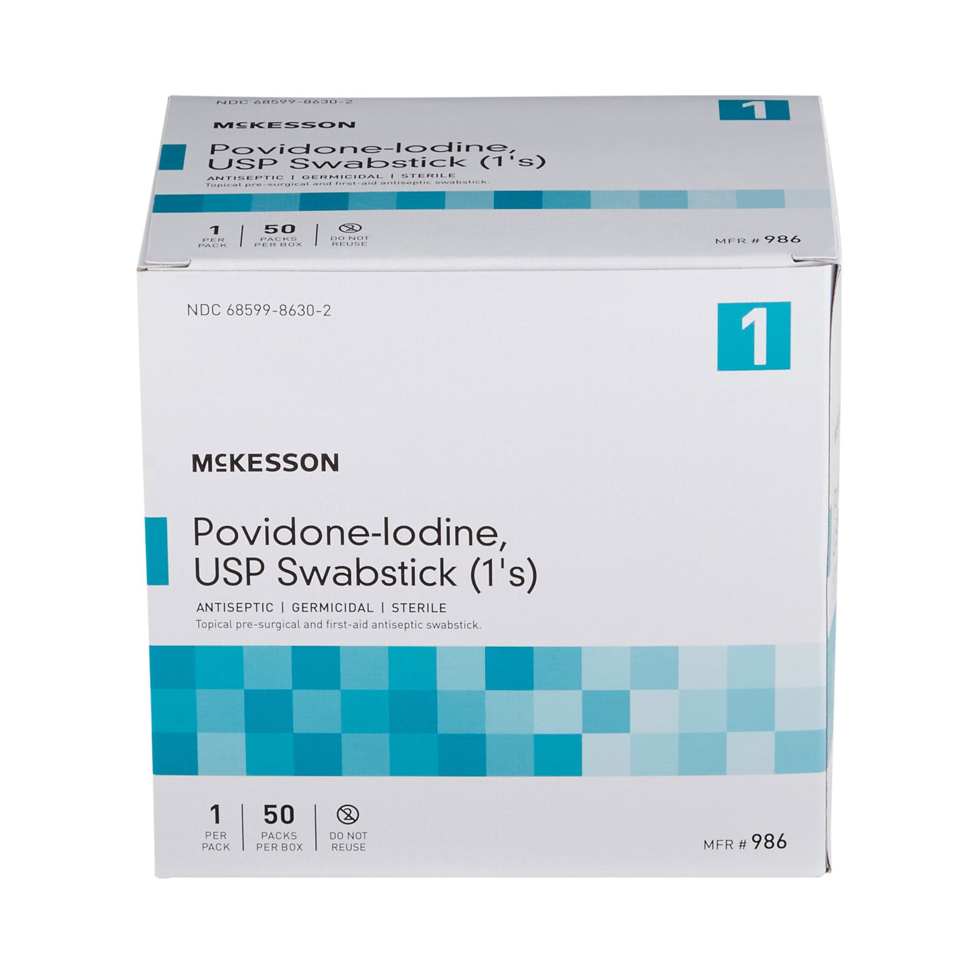 McKesson Povidone-Iodine Impregnated Swabstick - Image 2