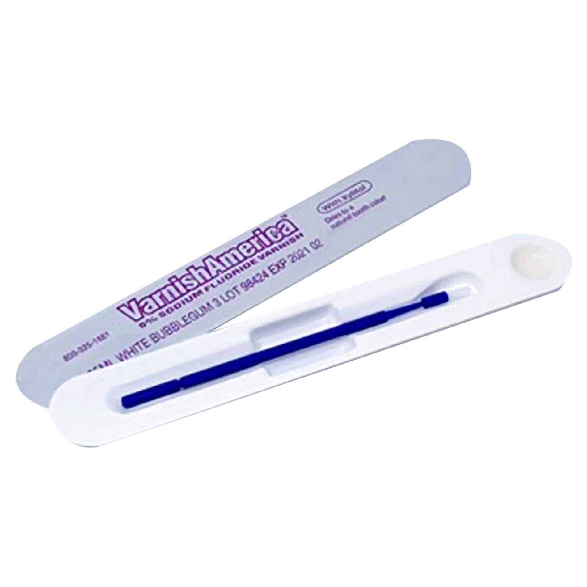 VarnishAmerica 5% Sodium Flouride Varnish, Raspberry - Box of 200 - Image 1