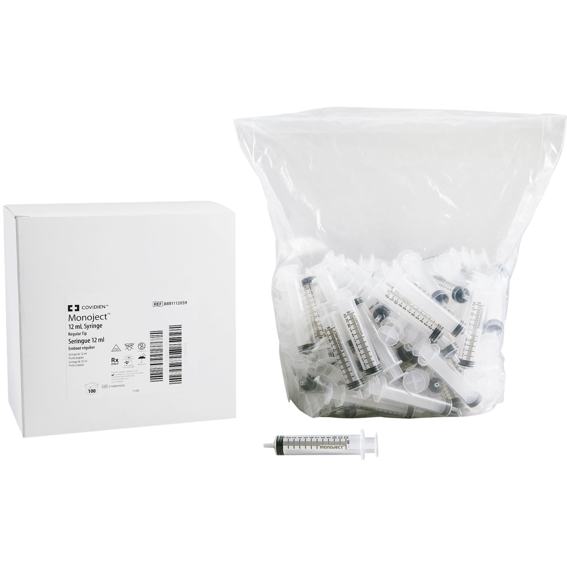 Monoject General Purpose Syringe, Luer Slip Tip - Image 3
