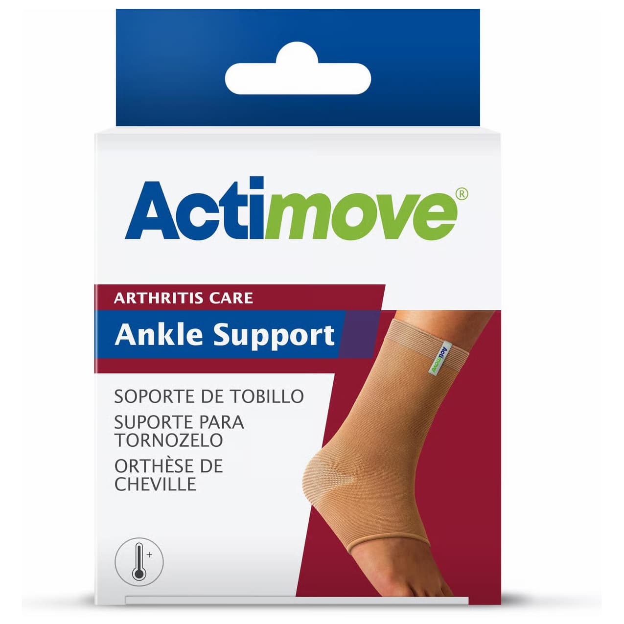 Actimove Arthritis Ankle Support, Beige - Image 2