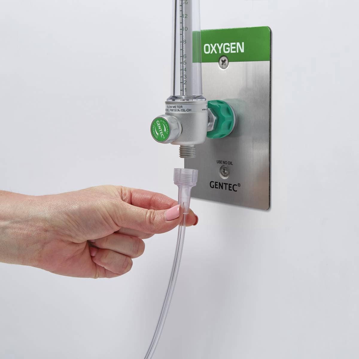 Medline Clear Crush-Resistant Oxygen Tubing with Universal Connector, 50 foot - Case of 10 - Image 2