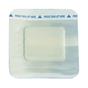 Polyderm Border Hydrophilic Foam Dressing, 2-1/2 x 2 Inch - Box of 10 - Image 1