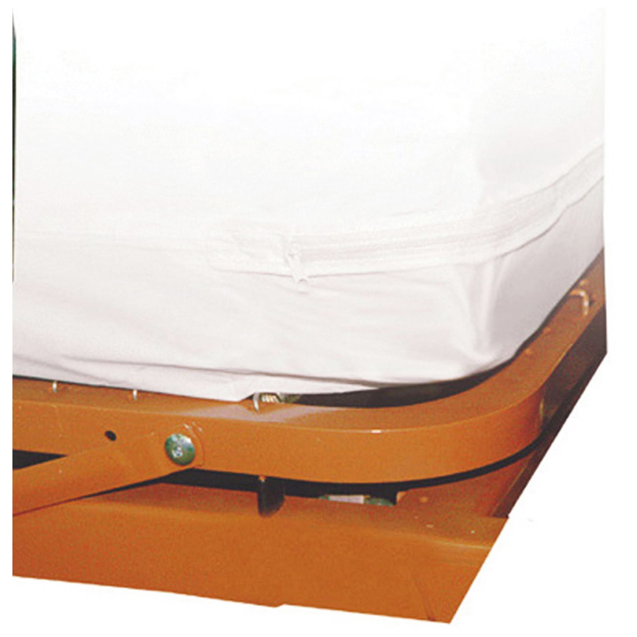 Drive Fluid-Proof Mattress Cover, White, 36 x 80 x 6 Inch - Case of 36 - Image 1