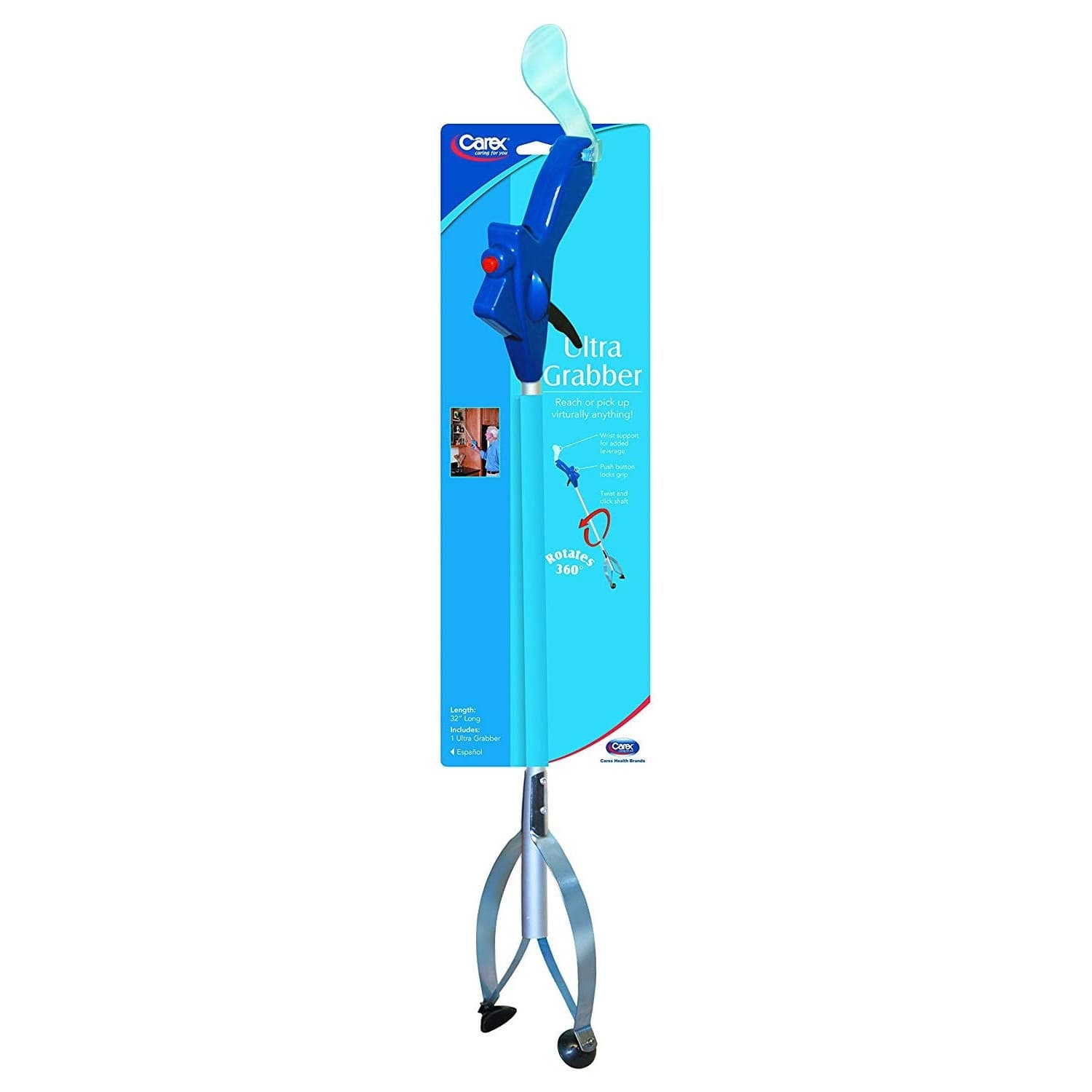 Carex Ultra Grabber Reaching Aid, 32", Rotates 90 Degrees - Case of 6 - Image 2