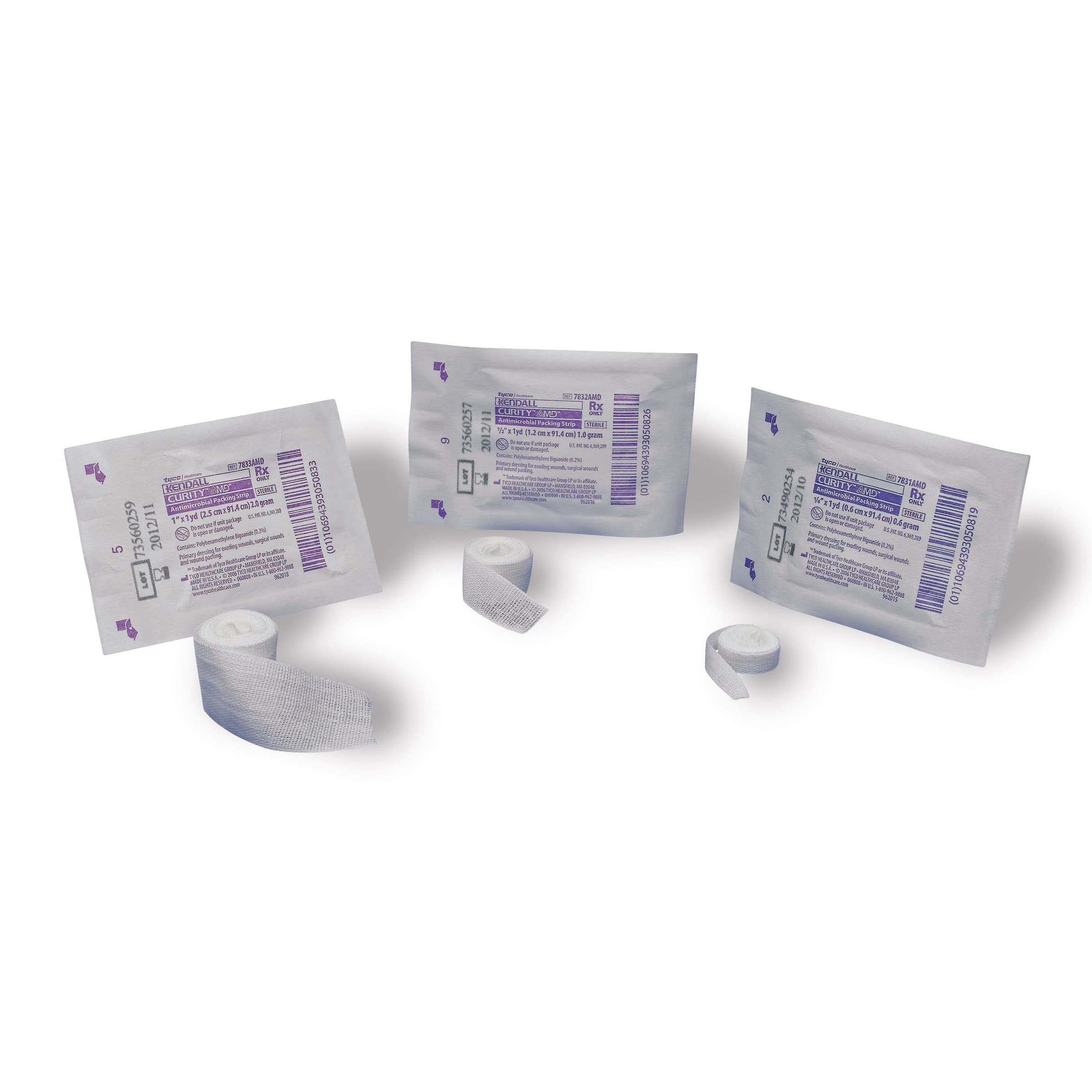 Cardinal Health Curity AMD Antimicrobial Packing Strips - Image 2