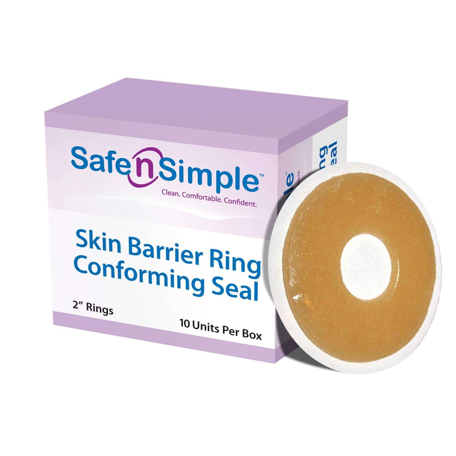 Safe n' Simple Conforming Skin Barrier Ring, 4 Inch - Case of 160 - Image 1