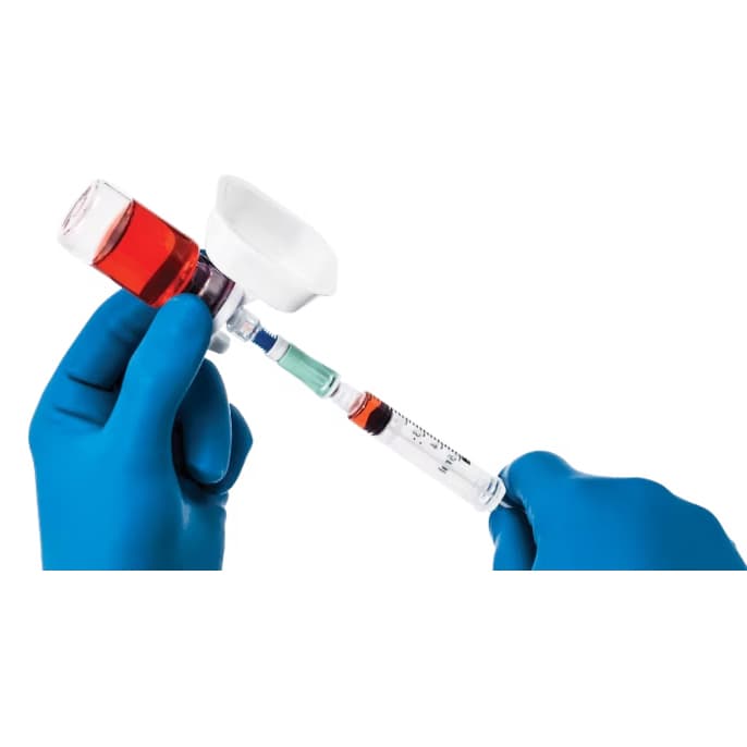 BD Texium closed male luer with female cap, 0.12 mL - Case of 100 - Image 3