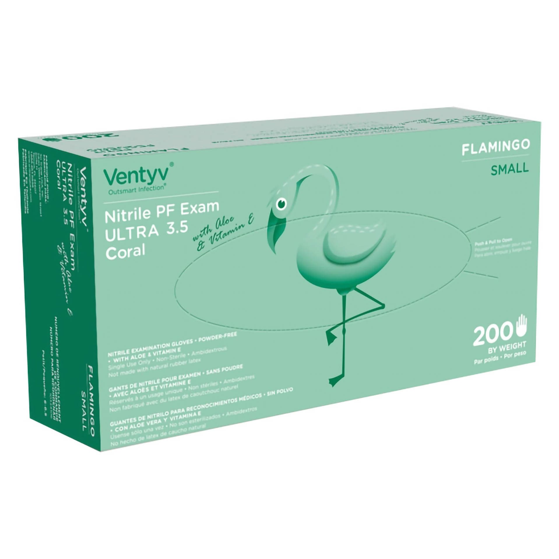 Ventyv Ultra 3.5 Nitrile Exam Gloves, Small - Box of 200 - Image 1