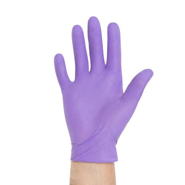Halyard Purple Nitrile Dental Exam Gloves X-Small - Case of 1000 - Image 1