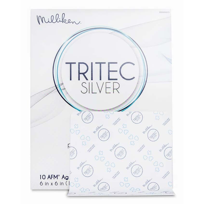 TRITEC Silver Contact Layer Dressing, 6" x 6" - Box of 10 - Image 1