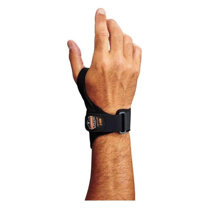 ProFlex 4020 Wrist Support D-Ring Open-Center Stay Low Profile, Black, 7 to 9 Inch, Large-Extra Large, Left Hand - Each - Image 1