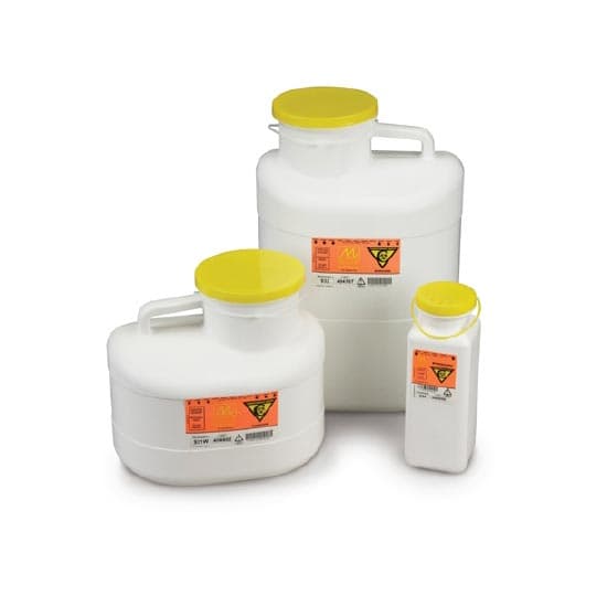 Chemo-Tainer Chemotherapy Waste Container, 10 H x 3-1/2 W x 3-1/2 D Inch - Each - Image 1