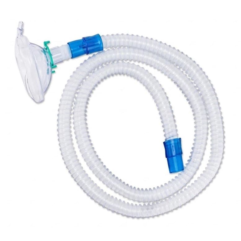 CircuitLife Cough Assist Smooth Bore Breathing Circuit and Mask, Adult, Small - Each - Image 1