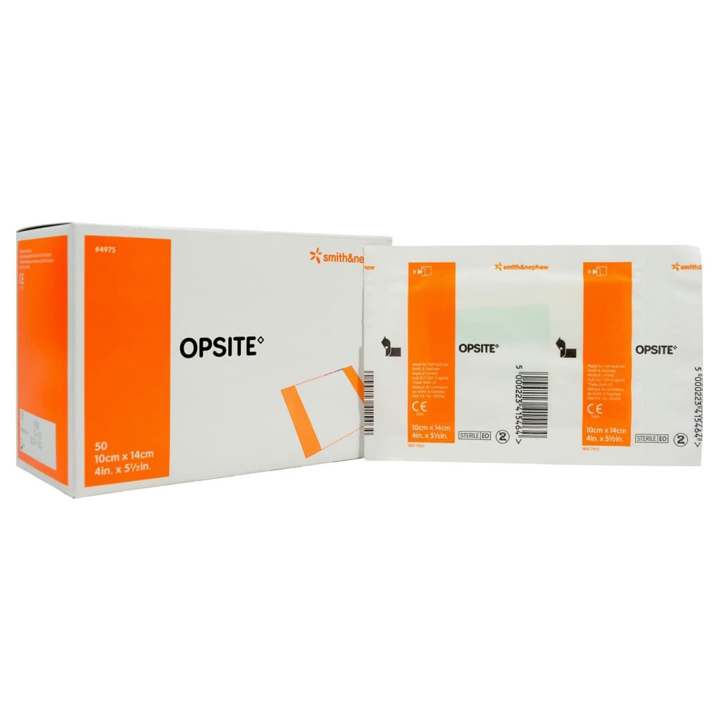 Opsite Transparent Film Dressing, 5-1/2 x 4 Inch - Case of 200 - Image 1