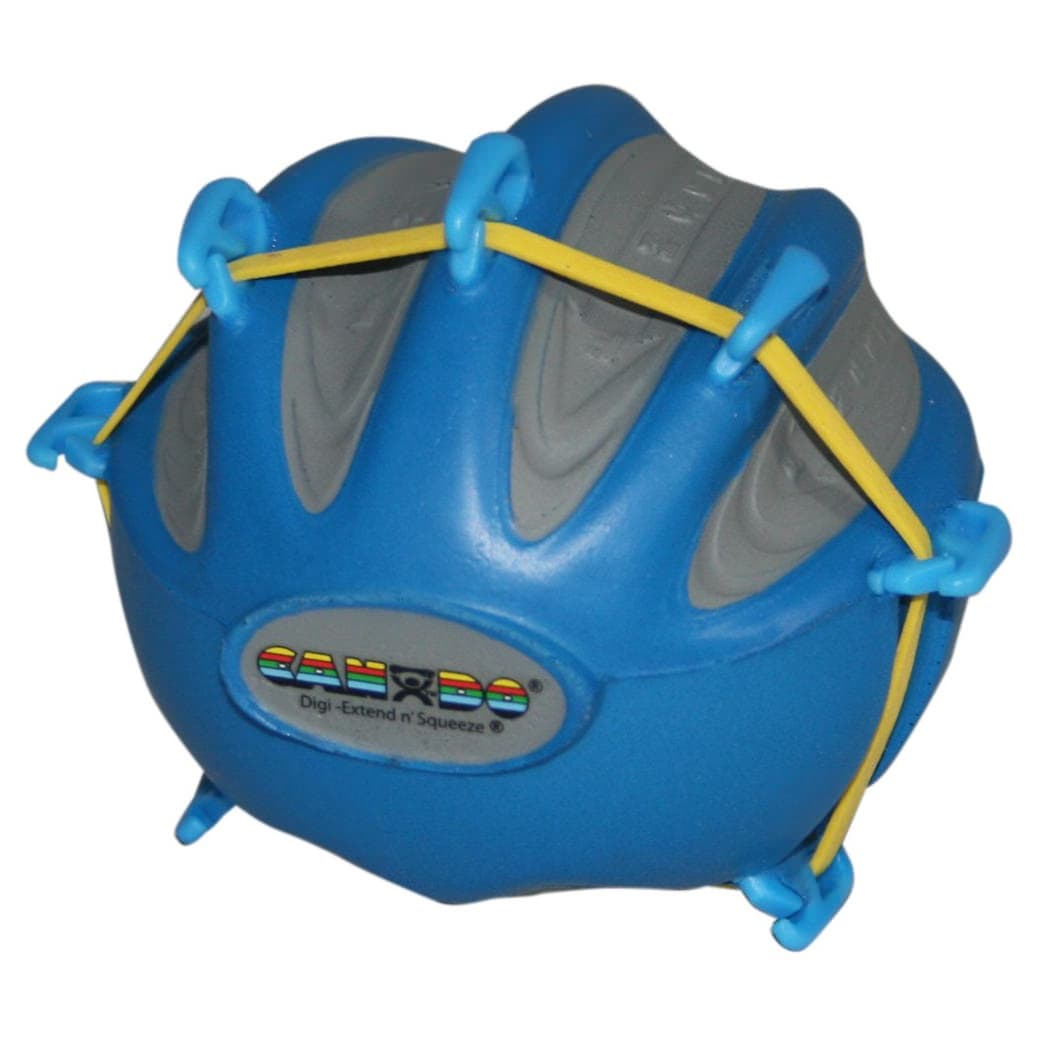 CanDo Digi-Extend n' Squeeze Hand Exerciser, Medium, Blue, Heavy - Image 1