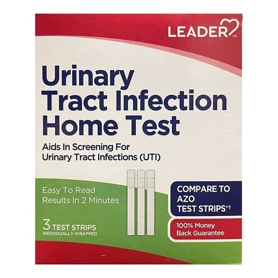 Leader Urinary Tract Infection Test Strips - Pack of 3