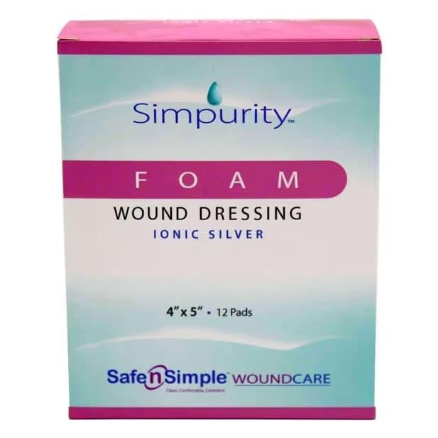 Simpurity Silver Foam Dressing - Image 1