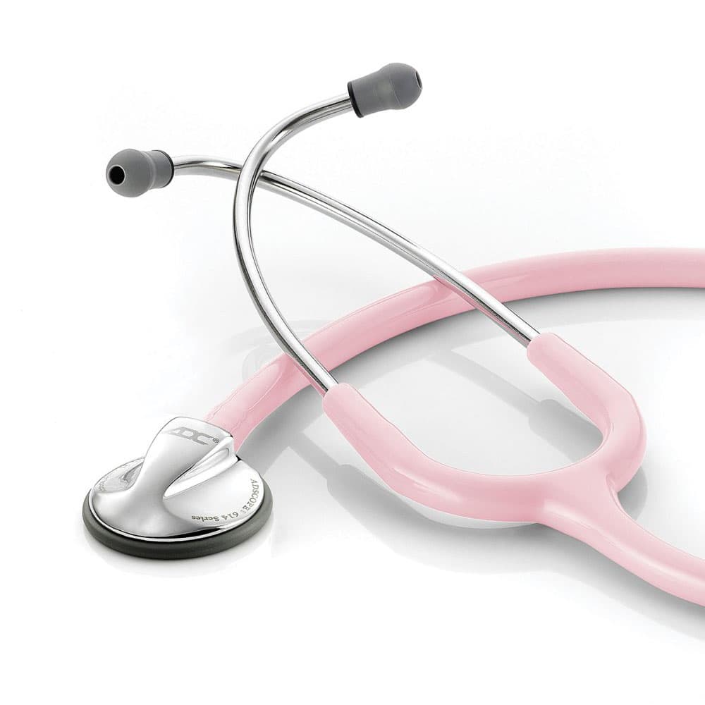 ADC Adscope Platinum Pediatric Stethoscope, Pink - Image 1
