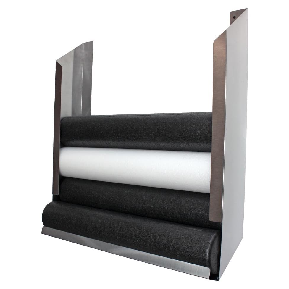 CanDo Foam Roller Storage Rack, Wall-Mount - Image 1