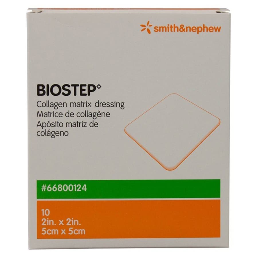 Biostep Collagen Matrix Dressing, 2 x 2 Inch - Case of 100 - Image 1